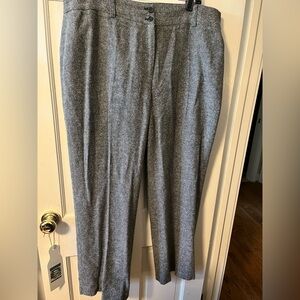 EUC Jones New York gray tweed straight leg trousers, size 18W